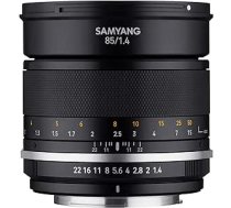 Samyang MF 85mm F1.4 MK2, kas paredzēts Nikon F AE — portreta objektīva manuālais fokuss pilnam kadram un APS-C fiksēta fokusa garuma Nikon F stiprinājums, 2. paaudze Nikon D750, D5600, D3400, D500, D7500, D8050, D78