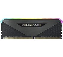 Corsair Vengeance RGB RT 64GB (2 x 32GB) DDR4 3600MHz C18 atmiņa (dinamisks RGB apgaismojums, optimizēts AMD 300/400/500 sērijai, Intel 300/400/500 sērijai) Melns