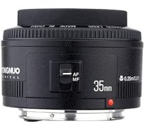 Yongnuo 35 mm F2 objektīvs 1:2 AF/MF platleņķa fiksēts/galvenais autofokusa objektīvs Canon EF Mount EOS kamerai