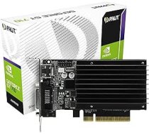 Palit NEAT7100HD46H GT710 2048MB grafiskā karte NVIDIA (PCI-e GDDR3, VGA/DVI/HDMI, 1x GPU), 2GB