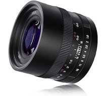 AstrHori 35 mm F1.8 objektīvs ar lielas apertūras manuālo pilna kadra objektīvu, kas ir savietojams ar Sony E-Mount spoguļkameru A7, A7R, A7S, A9, A6000, A6300, A6400, A6500, A6600 utt. (melns)