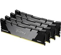 Kingston Fury Renegade 64GB 3600 DDR4 CL16 DIMM (komplekts ar 4) Galddatora spēļu atmiņa — KF436C16RB12K4/64