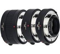 JJC AF makro pagarinājuma gredzenu komplekts 12 mm 20 mm 36 mm Nikon F Mount D850 D780 D750 D3500 D5600 D7500 D5500 D810 DSLR kameru pagarinājuma gredzenu komplekts