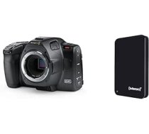 Blackmagic Design Pocket Cinema Camera 6K G2 & Intenso 6023560 1TB atmiņas disks USB 3.0 2,5' ārējais cietais disks, mehāniskais cietais disks ANEB0CW32CKR4T