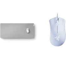 Razer Pro Glide XXL — mīksts peles paklājiņš komfortam un produktivitātei birojā White & DeathAdder Essential (2021) — Essential spēļu pele ar 6400 DPI balto optisko sensoru ANEB0BLNDC16XT