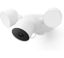 Google GPLE9 Nest kamera ar prožektoru (āra, vadu) drošības kameru — viedās mājas WiFi kamera, sniegs ANEB09TBG3YR7T