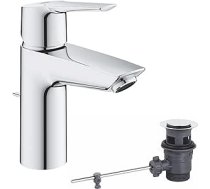 Grohe Quickfix Start vannas istabas krāns, vienas sviras izlietnes maisītājs, DN 15, S izmērs, hroms, ar montāžas rīku, 24209002