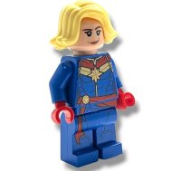 LEGO Super Heroes Captain Marvel minifigūriņa ar dzelteniem matiem, 76152 (iesaiņota maisiņā)