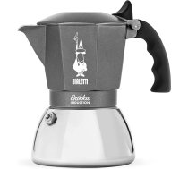 Bialetti Brikka indukcijas kafijas automāts, 4 tasītes (160 ml), Espresso kā pie bāra, piemērots visiem plīts tipiem, elegants dizains, Sølv