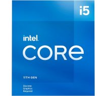 Intel Core i5-11400F 11. paaudzes galddatora procesors (bāzes takts: 2,6 GHz, Tuboboost: 4,4 GHz, 6 kodoli, LGA1200) BX8070811400F