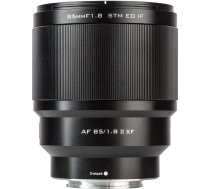 VILTROX 85 mm F1.8 XF objektīvs ar pilna ekrāna autofokusa portretu objektīvu, kas saderīgs ar Fujifilm X-Mount kameru X-T3 X-T2 X-T30 X-T20 X-T10 X-T100 X-T200 X-PRO2 X-E3 X-A3 X-A5 X-A20