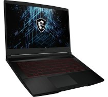 MSI GF63 plānais spēļu klēpjdators, 15,6 collu FHD, 144 Hz displejs, Intel Core i7-11800h, 16 GB RAM, 512 GB SSD atmiņa, Nvidia RTX 3050 grafika, QWERTZ tastatūra, Windows 11