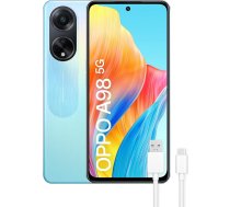 OPPO A98 5G, Dual, 256 GB, 8 GB RAM, sapņaini zils