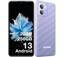 DOOGEE N50 Pro Mobilais telefons bez līguma, Android 13 viedtālruņi, 20 (8+12) GB RAM 256GB ROM, 6,52 collu HD+ Octa-Core, viedtālrunis bez līguma 50MP + 2MP, 4G Dual SIM/Face ID/Fingerprint/GPS,