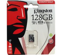 Kingston Technology Micro SD atmiņas karte planšetdatoram, mobilajam tālrunim 16GB/32GB/64GB/128GB, melna