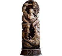 FIYSON Odina figūriņa, Dekoratīvais Odins, Ziemeļvalstu dievu figūras, Dekoratīvā statuete Vikingu statuete, Vācu dievs Skandināvu dekoratīvais Wodan, Vīna skapis Ziemeļvalstu dievs (Thor)