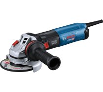 Bosch profesionālā leņķa slīpmašīna GWS 17-125 S INOX (1700 W, papildu rokturis, aizsargvāciņš, aizsargvāciņš, putekļu filtrs, divdurvju uzgriežņu atslēga, montāžas atloks, fiksācijas uzgrieznis),