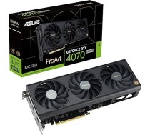 ASUS ProArt GeForce RTX 4070 SUPER 12GB GDDR6X OC Edition spēļu grafiskā karte (Nvidia RTX4070 SUPER DLSS 3, PCIe 4.0, 1x HDMI 2.1a, 3x DisplayPort 1.4a, AI Software, PROART-RTX4070S-O12G)