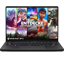 Asus ROG Zephyrus G14 spēļu klēpjdators | 14,0 collu 2K 120 Hz Matt IPS displejs, AMD Ryzen 9-6900HS, 16 GB RAM, 1000 GB SSD, AMD RX 6800S, Windows 11, QWERTZ tastatūra, Eclipse Grey