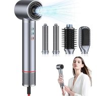 Airstyler 5-in-1 Hairstyler, 130 000 apgr./min, 320 miljonu negatīvo jonu fēns, apaļas sukas fēns, iztaisnošanas birste, karstā gaisa birste, Wrap Air, rotējoša gaisa lokšķēre ar dažādiem piederumiem,