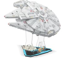 cooldac Akrila displeja statīvs Lego Star Wars 75257 Millennium Falcon, vertikāls caurspīdīgs akrila displeja statīvs Lego 75257 komplektam (tikai statīvs, modelis nav iekļauts)