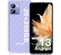 DOOGEE N50 Pro mobilais tālrunis, 20GB + 256GB/TF 1TB viedtālrunis, 6,52" HD+ Android 13 viedtālrunis bez līguma, Octa Core, 50MP + 8MP, 4200mAh, pirkstu nospiedumu/personas noteikšana, GPS/OTG/4G Dual SIM