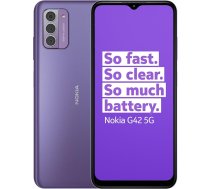 Nokia G42 5G 6,56 collu HD+ viedtālrunis ar trīskāršu 50 megapikseļu AI kameru aizmugurē, 6 GB/128 GB atmiņa, 3 dienu akumulatora darbības laiks, Android 13, OZO 3D audio ierakstīšana, QuickFix remonta iespēja