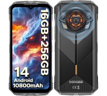 DOOGEE S Punk izturīgs viedtālrunis 2024, Android 14 nesagraujams tālrunis, 10800 mAh izturīgs tālrunis, 126 dB skaļrunis, 16(6+10) GB+256GB/1TB izturīgs viedtālrunis, 6,58 collu FHD+, 50MP NFC/OTG/Dual SIM/Face