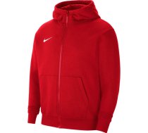 Park 20 Fleece FZ Hoodie Junior CW6891 657 / red / S (128-137cm) sporta krekls