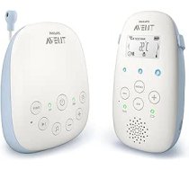 Philips Baby Monitor SCD715/26 Avent Advanced DECT balts/zils ANE55B07F3FQ49BT