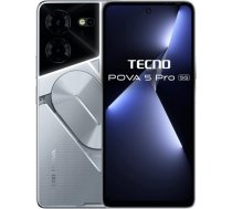 Tecno Pova 5 pro 5g 8/256 gb lh8n viedtālrunis sudraba krāsā