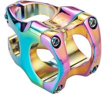 Velosipēda kāts 35 mm īss MTB stūres statnis Rainbow īpaši viegls CNC alumīnija sakausējums, 31,8 x 28,6 mm kalnu velosipēda enduro takai AM XC FR DH velosipēdu daļas (krāsainas)