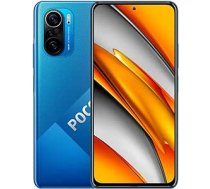 Xiaomi Poco F3 viedtālrunis 128 GB, 6 GB RAM, divas SIM kartes, dziļi okeāna zils