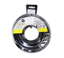 EDM 4mm elastīgs kabelis melns 5 MTS. Bezmaksas HALOGENO