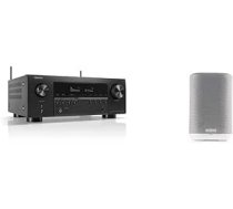 Denon AVR-S970H 7.2 kanālu AV uztvērējs + Denon Home 150 Multiroom skaļrunis (balts), HEOS iebūvēts, WLAN, Bluetooth, AirPlay 2, Alexa balss vadība ANEB0BGQD4FPZT