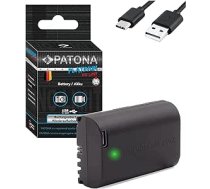 PATONA Platīna LP-E6 USB akumulators (2250 mAh) ar tiešo USB ieeju (USB-C) Saderīgs ar Canon EOS 80D 70D 60D 60Da 7D Mark II 6D 6D Mark I II 5DS R 5D Mark II III