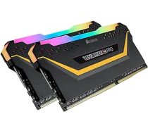 Corsair Vengeance RGB PRO 16GB (2x8GB) DDR4 3200 (PC4-25600) C16 1.35V TUF Gaming Edition CMW16GX4M2E3200C16-TUF melns