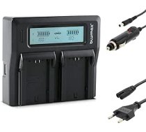 Blumax Dual Charger SaderД«gs ar Sony NP-FZ100 Quick Charger LCD displejs Sony Alpha FX3 FX30-7 IV 7c 7RIV 7RV 7RIII ZV-E1 BC-QZ1