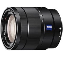 Sony SEL1670Z E stiprinājums — APS-C Vario T* 16–70 mm F4.0 Zeiss tālummaiņas objektīvs, melns