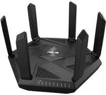 ASUS RT-AXE7800 trīsjoslu WiFi 6E (802.11ax) maršrutētājs (6 GHz josla, AiProtection Pro, 2.5G ports, saišu apkopošana, AiMesh).
