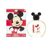 Disney Mickey & Minnie Disney Mickey Mouse tualetes ūdens 100 ml — dabīgs aerosols skaistā stikla pudelē ar Mikipeles bumbiņas aizdari, iepakojumā 1 (100 ml)