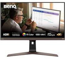 BenQ monitors EW2880U (28 collas, 4K UHD, IPS, P3 krāsu telpa, USB-C uzlāde, DP/HDMI, regulējams augstums) Saderīgs ar MacBook ANEB09K42ZSQCT