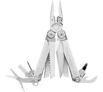 Leatherman 2H Wave Plus — augstas kvalitātes daudzfunkciju rīks ar 18 slēdzamiem instrumentiem — praktiski instrumenti brīvā dabā vai kempingā — nerūsējošais tērauds