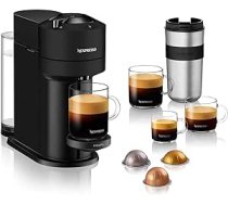 Nespresso Krups Vertuo Next XN910N kafijas kapsulu automāts, Krups espresso automāts, dažādi izmēri, 5 tases, Centrifusion tehnoloģija, 30s, Wi-Fi, Bluetooth, matēts melns ANEB08WJ8NF5ST
