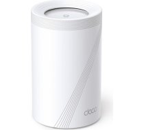 TP-Link Deco BE65 WiFi BE65 7 Mesh WiFi (1 iepakojums), BE9300 trīsjoslu maršrutētājs un retranslators, 6 GHz, 2,5 Gbps Ethernet ports, 9 Gbps WLAN ātrums, WPA3, 320 MHz kanāli, Alexa, HomeShield