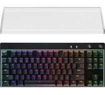 Geekria Tenkeyless TKL tastatūras putekļu vāks, caurspīdīgs akrila tastatūras vāks 80% kompaktam datoram ar 87 taustiņiem, mehāniskā spēļu tastatūra, bezvadu pārnēsājamā tastatūra, saderīga ar Logitech G PRO, G413