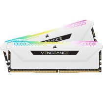 Corsair VENGEANCE RGB PRO SL 16GB (2x8GB) DDR4 3600 (PC4-28800) C18 1.35V galddatora atmiņa - balta