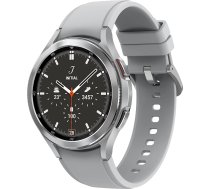 Samsung Galaxy Watch4 Classic Round LTE Smartwatch Wear OS rotējošais rāmiņš Fitnesa pulkstenis Fitnesa sekotājs 46mm sudraba krāsā