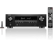 Denon AVR-S770H 7.2 kanālu AV uztvērējs ar Dolby Atmos, DTS:X, 6 HDMI ievadi un 1 izeja, 8K HDMI, Bluetooth, WiFi, AirPlay 2, HEOS Multiroom, saderīgs ar Alexa