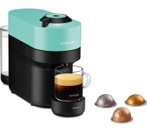 Nespresso Krups XN9204 Vertuo Pop kafijas kapsulu automāts | 560 ml tilpums | Automātiska kapsulu noteikšana | Viena pieskāriena sistēma | 4 kafijas tasīšu izmēri | Saīsināts sildīšanas laiks | Ilgtspējīgs | Aqua Mint, Mint